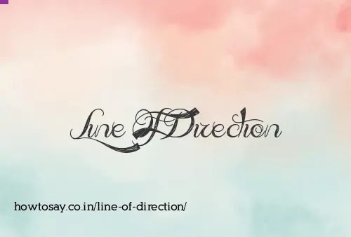 Line Of Direction