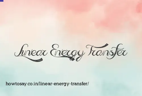 Linear Energy Transfer