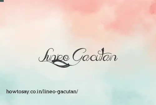 Lineo Gacutan