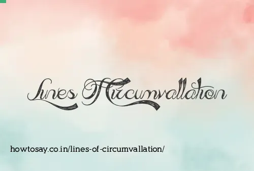 Lines Of Circumvallation