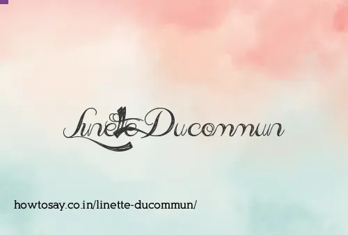 Linette Ducommun