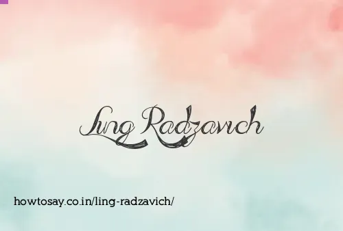Ling Radzavich