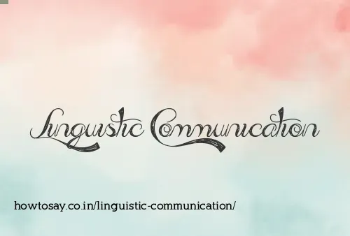 Linguistic Communication
