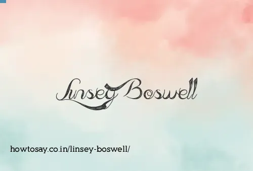 Linsey Boswell