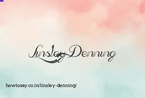 Linsley Denning