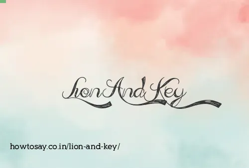 Lion And Key