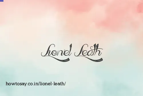 Lionel Leath