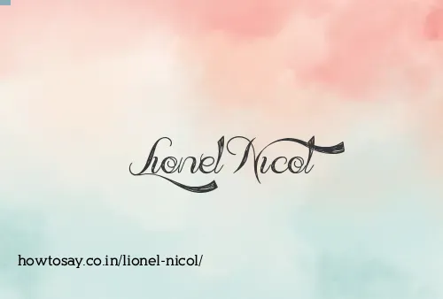 Lionel Nicol