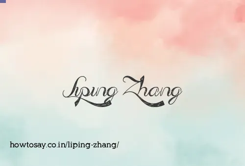 Liping Zhang
