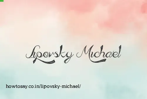 Lipovsky Michael