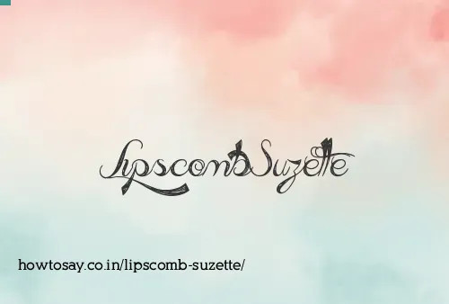 Lipscomb Suzette