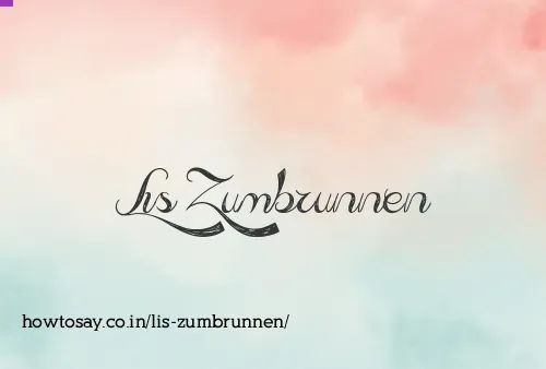 Lis Zumbrunnen