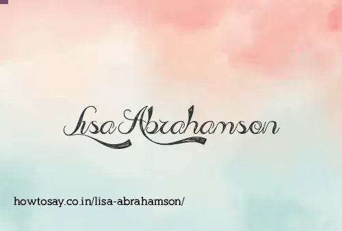 Lisa Abrahamson