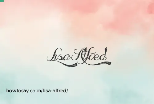 Lisa Alfred
