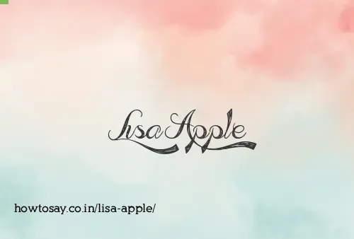 Lisa Apple