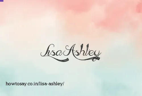 Lisa Ashley