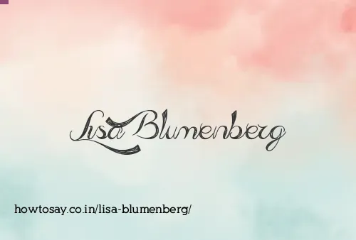 Lisa Blumenberg
