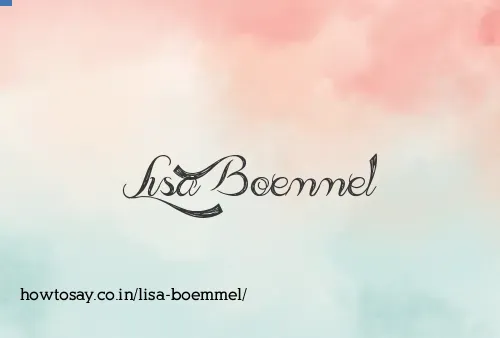 Lisa Boemmel