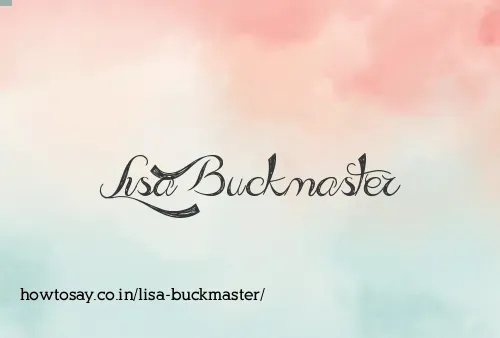 Lisa Buckmaster