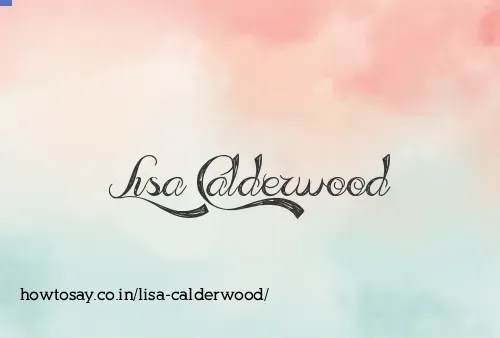 Lisa Calderwood
