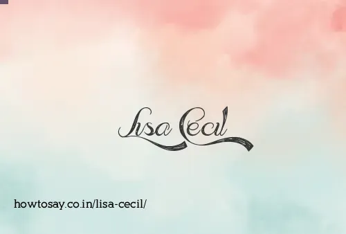 Lisa Cecil