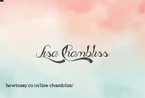 Lisa Chambliss