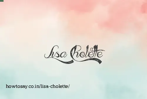 Lisa Cholette