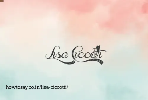 Lisa Ciccotti