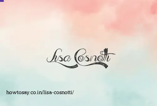 Lisa Cosnotti