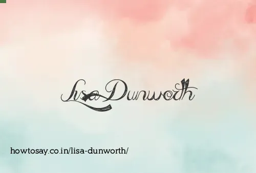 Lisa Dunworth