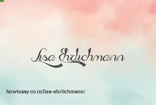Lisa Ehrlichmann