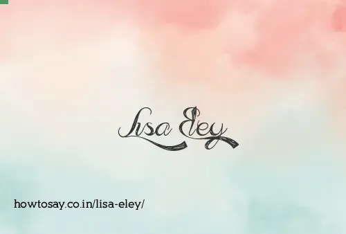 Lisa Eley