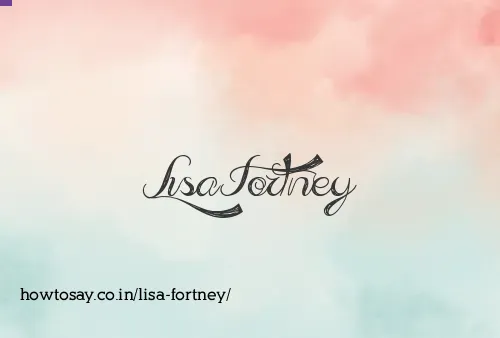 Lisa Fortney