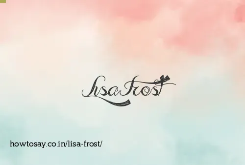 Lisa Frost