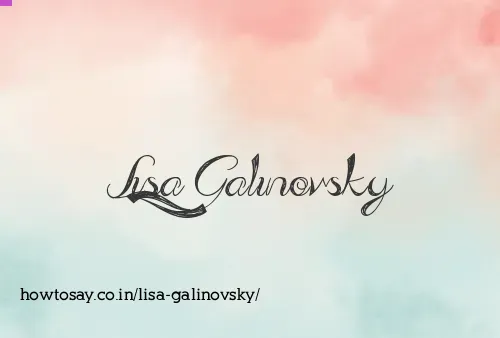 Lisa Galinovsky