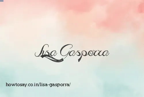 Lisa Gasporra