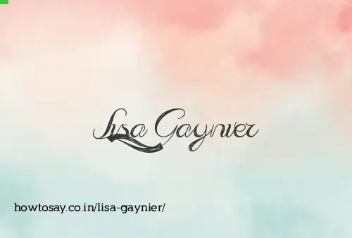Lisa Gaynier