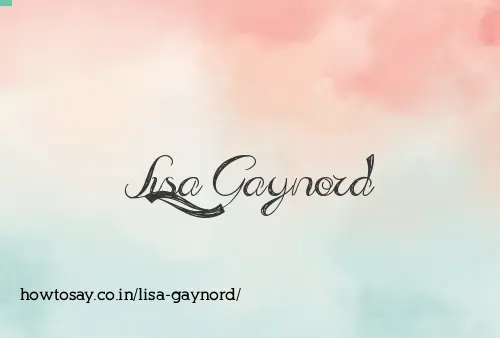 Lisa Gaynord