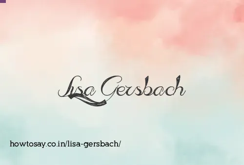 Lisa Gersbach