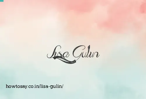 Lisa Gulin