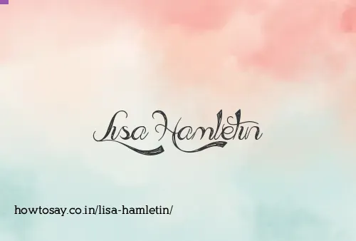 Lisa Hamletin