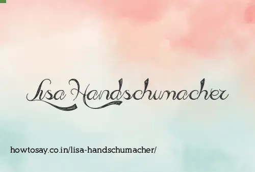 Lisa Handschumacher