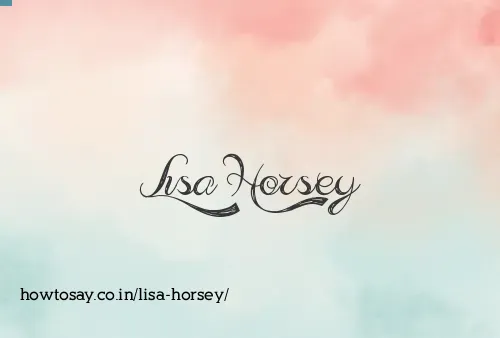 Lisa Horsey