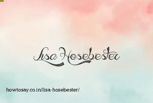 Lisa Hosebester