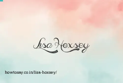 Lisa Hoxsey
