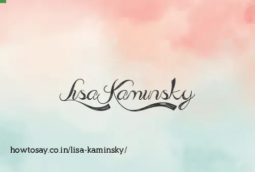 Lisa Kaminsky