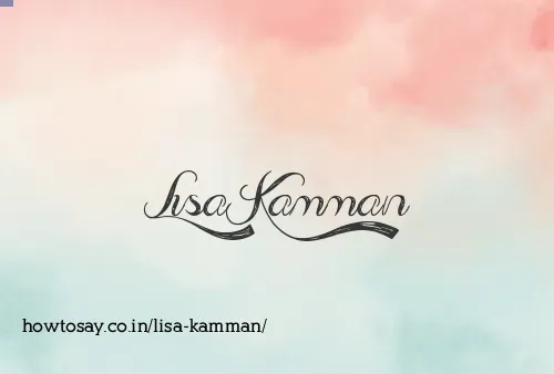 Lisa Kamman