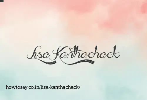 Lisa Kanthachack