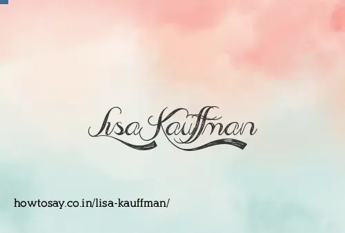 Lisa Kauffman