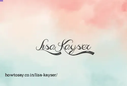 Lisa Kayser